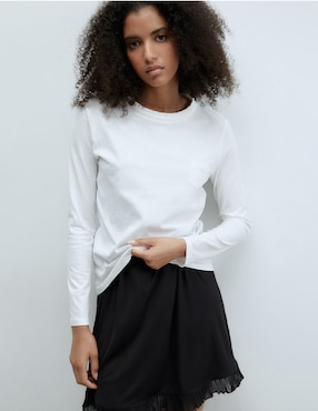Blusa Sfera manga larga para mujer